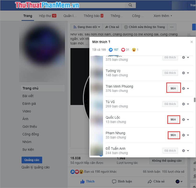 How to invite strangers to like your Fanpage Picture 4