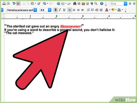 How to Italicize Picture 17