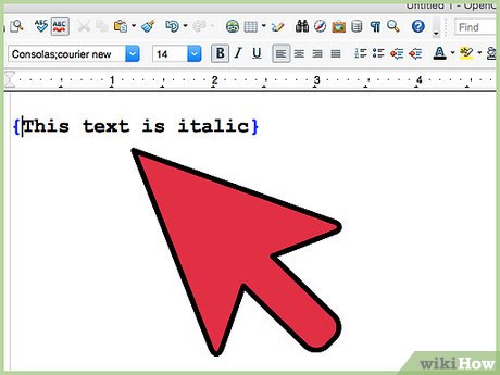 How to Italicize Picture 7