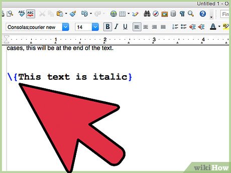 How to Italicize Picture 8