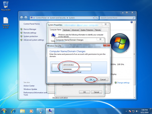 Picture 7 of How to join the domain in Windows 7