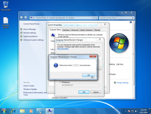 Picture 8 of How to join the domain in Windows 7