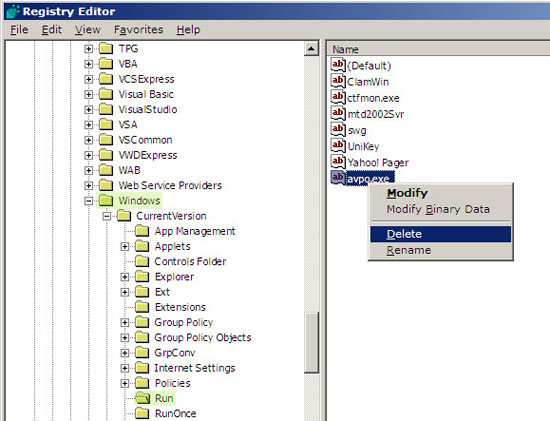 How to kill W32.Kavo virus Picture 9