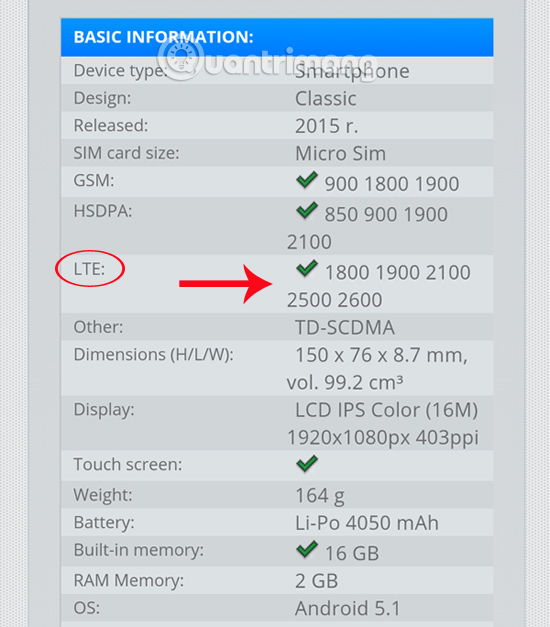 How to know if your smartphone supports 4G? Picture 7