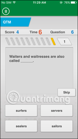 How to learn English on the phone with Johnny Grammar's Word Challenge Picture 10