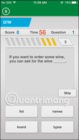 How to learn English on the phone with Johnny Grammar's Word Challenge Picture 11