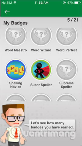 How to learn English on the phone with Johnny Grammar's Word Challenge Picture 15