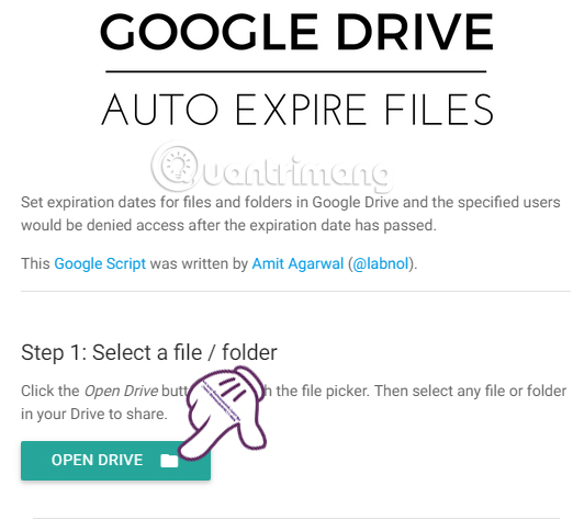How to limit the time of sharing links on Google Drive Picture 4