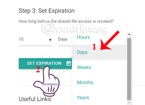 How to limit the time of sharing links on Google Drive Picture 7