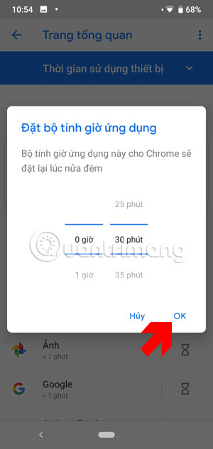 How to limit the time to use the application on Android phones Picture 5