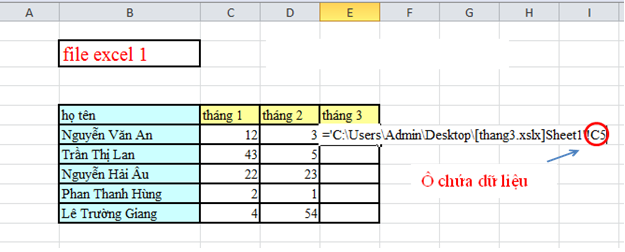 How to link data between excel files together Picture 8