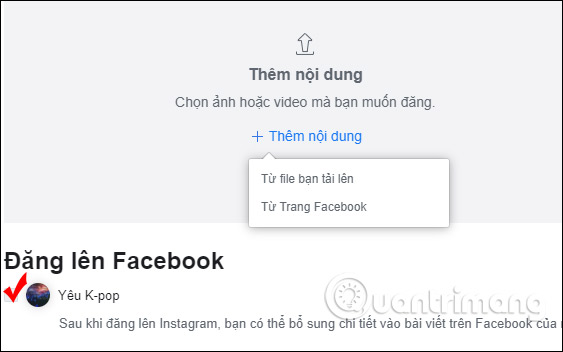 How to link Facebook Fanpage with Instagram Picture 17