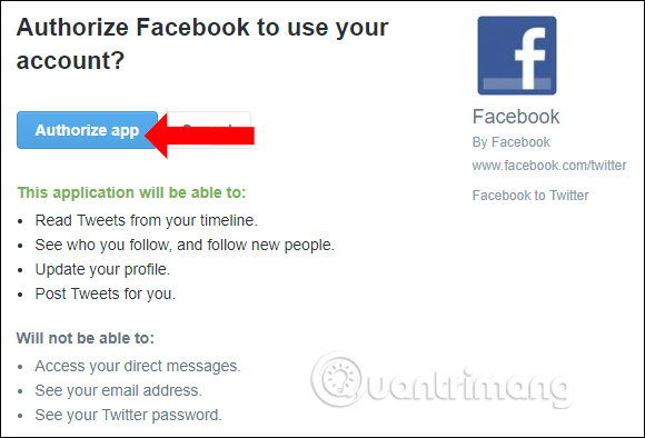 How to link Facebook to Twitter and vice versa Picture 2