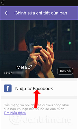 How to link Facebook to Viber Picture 3