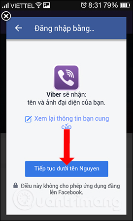 How to link Facebook to Viber Picture 5