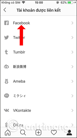 How to link Instagram to Facebook Picture 4