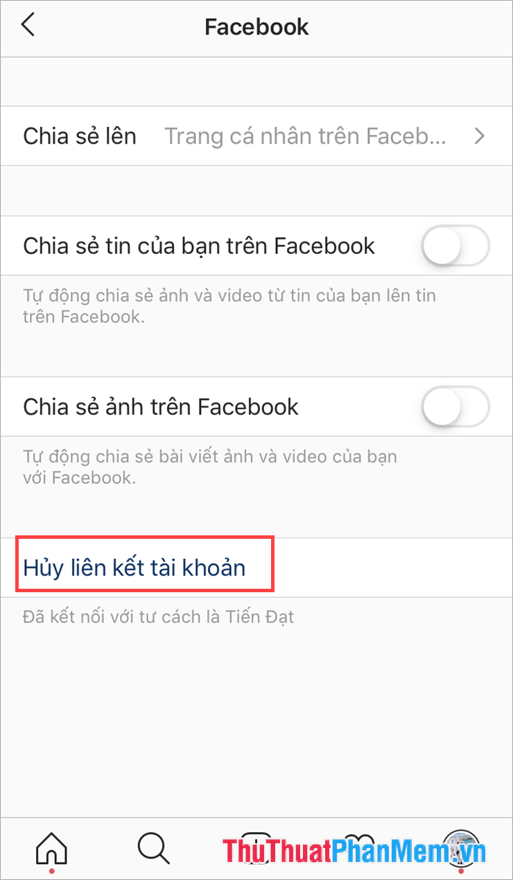 How to link Instagram to your Facebook Picture 6