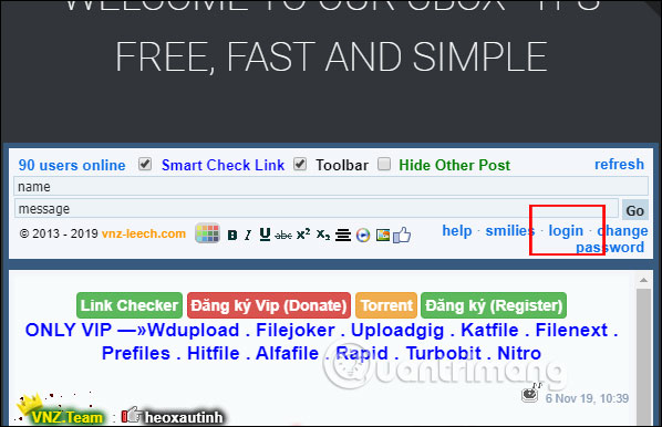 How to link Leech with Vnz-leech Picture 3