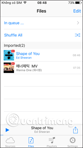 How to listen to free music on Sound Tube Music Streamer Pro iPhone Picture 14