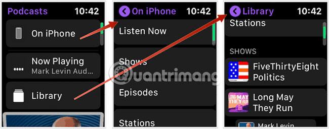 How to listen to music and podcasts on Apple Watch Picture 8