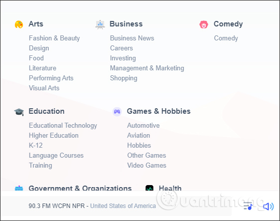 How to listen to the radio on Windows 10 with Moon FM Picture 11