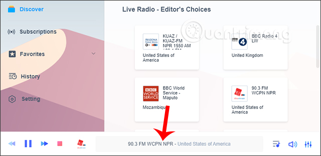 How to listen to the radio on Windows 10 with Moon FM Picture 8