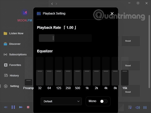 How to listen to the radio on Windows 10 with Moon FM Picture 9