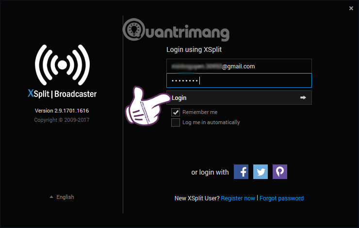 How to live stream Facebook using the software XSplit Broadcaster Picture 10