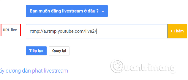 How to live stream on Youtube from any video link using GoStream Picture 10