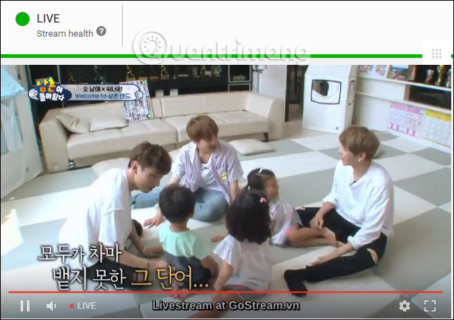 How to live stream on Youtube from any video link using GoStream Picture 14