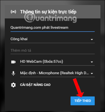 How to livestream Youtube from web browser Picture 4