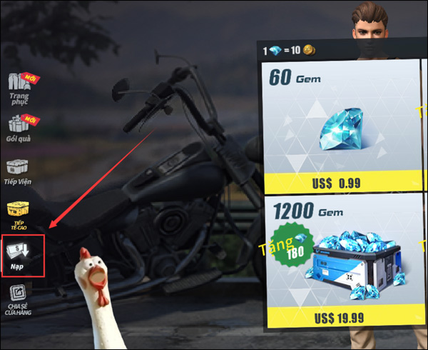 How to load cards in the Rules Of Survival PC game Picture 2