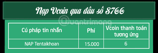 How to load VCoin card on VTC Game Picture 10