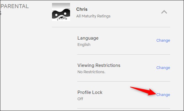 How to lock down the created Netflix profile Picture 3
