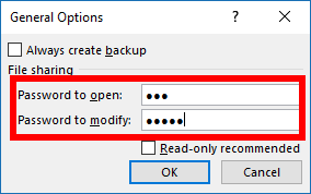 How to lock Excel file, set password, pass for Excel file Picture 8