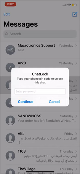 How to lock messages on iPhone Picture 10