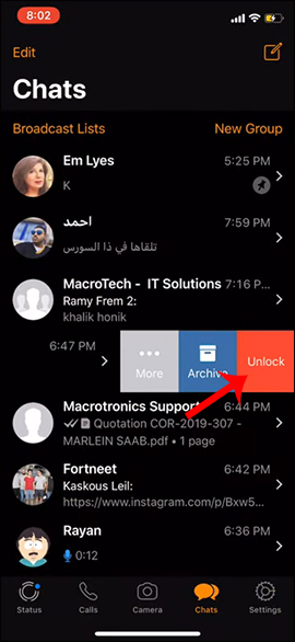 How to lock messages on iPhone Picture 8