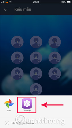 How to lock screen by image on Android phone Picture 4