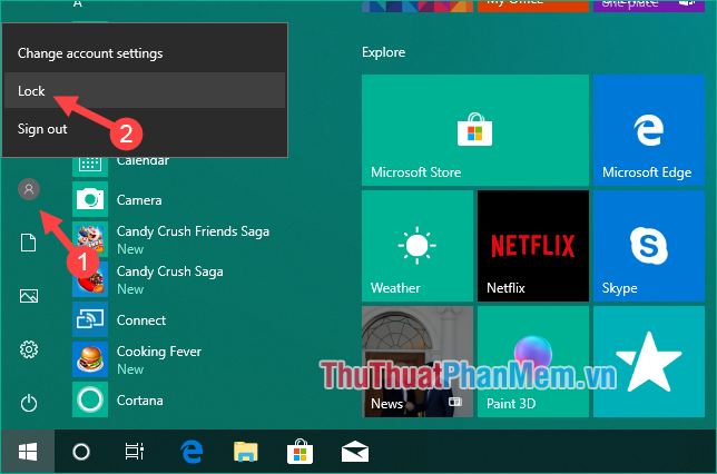 How to lock the computer by setting a password in Windows Picture 6