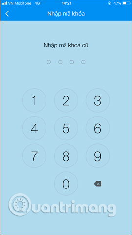 How to lock Zalo, set a password for Zalo to secure the message Picture 12
