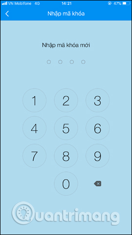 How to lock Zalo, set a password for Zalo to secure the message Picture 13