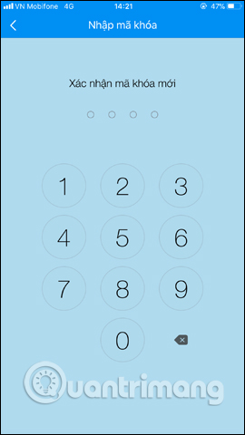 How to lock Zalo, set a password for Zalo to secure the message Picture 14