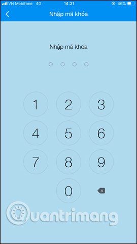 How to lock Zalo, set a password for Zalo to secure the message Picture 15