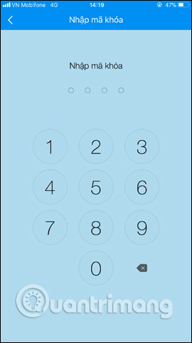 How to lock Zalo, set a password for Zalo to secure the message Picture 5