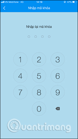 How to lock Zalo, set a password for Zalo to secure the message Picture 6