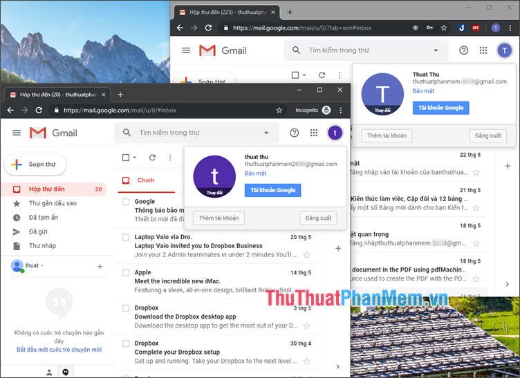 How to log in to multiple Gmail accounts at the same time on 1 computer Picture 6