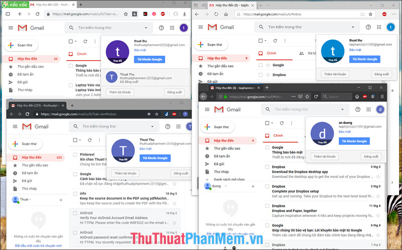 How to log in to multiple Gmail accounts at the same time on 1 computer Picture 7