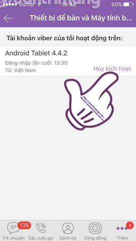How to log off Viber accounts remotely on iOS and Android Picture 4