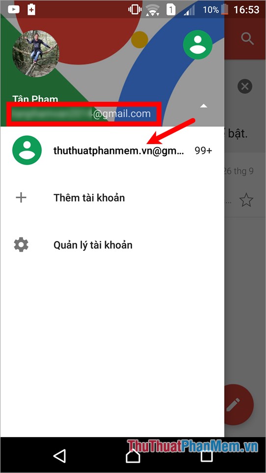 How to log out of Gmail on your phone Picture 11