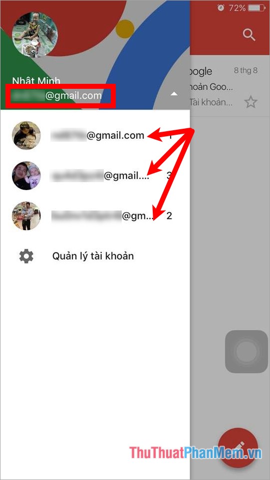 How to log out of Gmail on your phone Picture 19